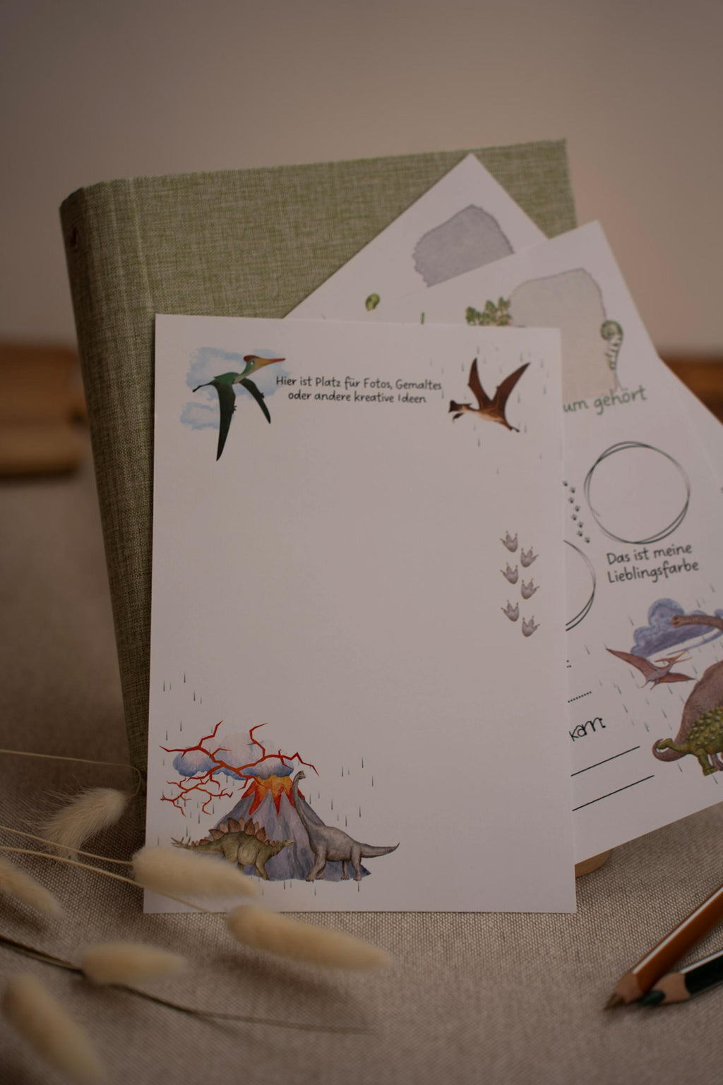 Kindergartenseite Dinosaurier