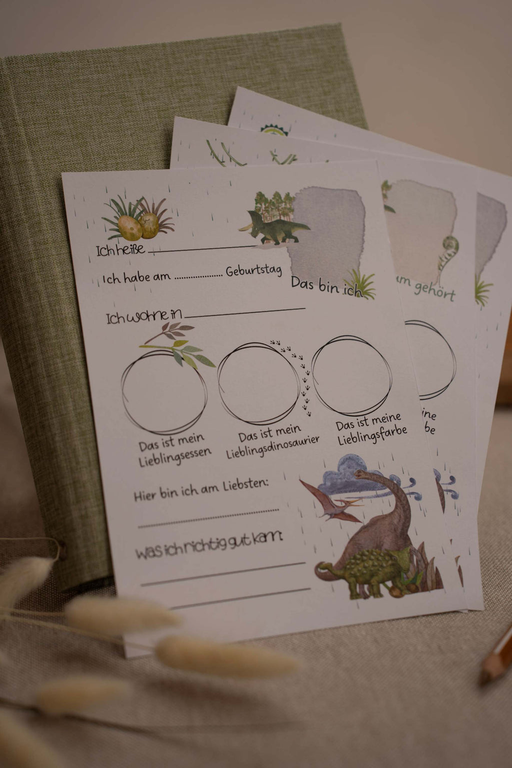 Kindergartenseite Dinosaurier