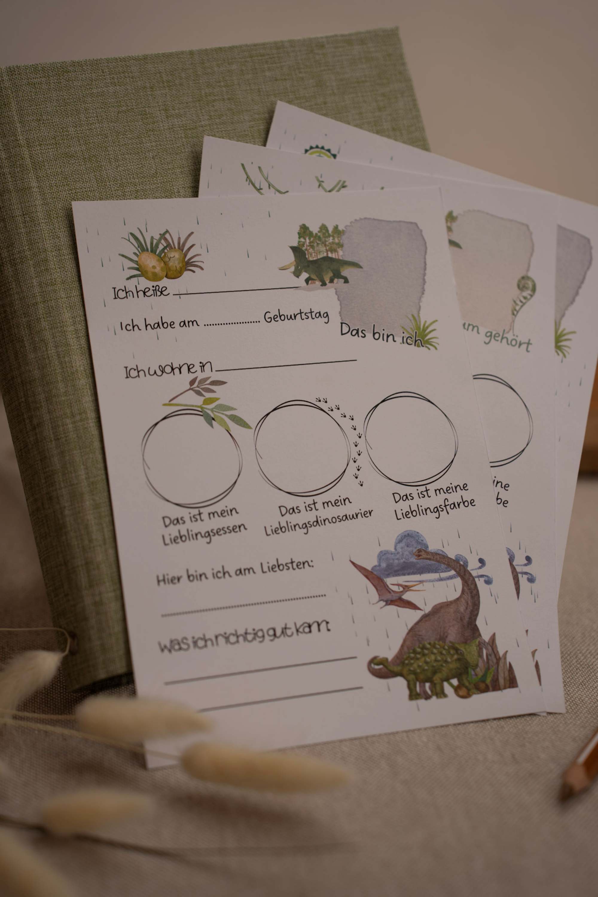 Kindergartenseite Dinosaurier