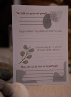 Freundebuchseite dunkles Thema
